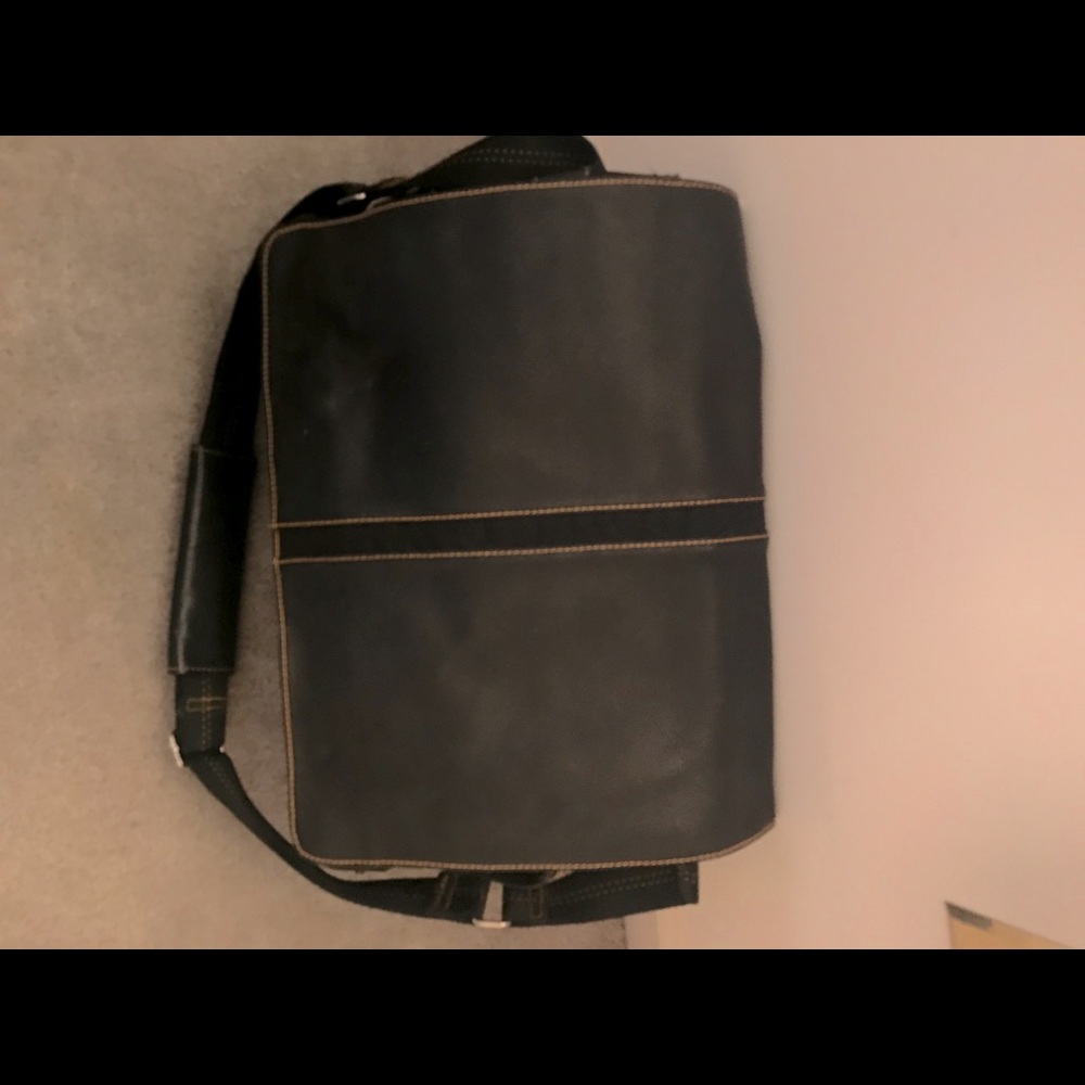 Leather briefcase